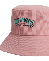 The Billabong Womens Set The Wave Bucket Hat in Chalk Pink