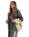 The Billabong Womens Set The Tone Jacket in Multi