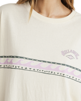 The Billabong Womens Looking Up T-Shirt in Whitecap