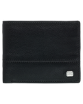 The Billabong Mens Dimension 2IN1 Leather Wallet in Black