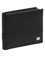 The Billabong Mens Dimension 2IN1 Leather Wallet in Black