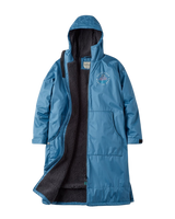 Escapism Sherpa Lined Changing Robe in Moonlight Blue
