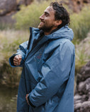 Escapism Sherpa Lined Changing Robe in Moonlight Blue
