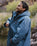 Escapism Sherpa Lined Changing Robe in Moonlight Blue