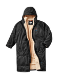 Escapism Sherpa Lined Changing Robe in Black