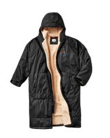 Escapism Sherpa Lined Changing Robe in Black