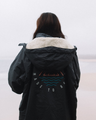 Escapism Sherpa Lined Changing Robe in Black