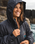 Escapism Sherpa Lined Changing Robe in Black
