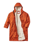 Escapism Sherpa Lined Changing Robe in Rust