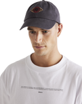 The RVCA Mens Jupiter Cap in Washed Black