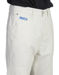 The RVCA Mens Painters Trousers in Eggshell