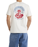 The RVCA Mens Charmer T-Shirt in Antique White