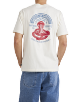 The RVCA Mens Charmer T-Shirt in Antique White