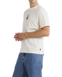 The RVCA Mens Charmer T-Shirt in Antique White