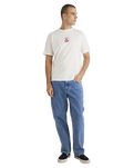 The RVCA Mens Charmer T-Shirt in Antique White