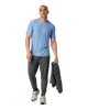 Strato Tech T-Shirt in Isle Blue Heather
