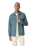 Waffle Shirt Jacket in Abyss