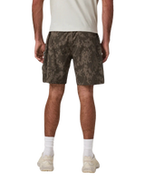 The Vuori Mens Banks Session Shorts in Root Earth Linen Texture
