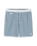 Banks Volley Shorts in Dusty Blue Slub Stripe