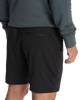 The Vuori Mens Ponto Shorts in Black Heather