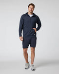 The Vuori Mens Ponto Shorts in Midnight Heather