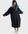 The Dryrobe Advance Long Sleeved in Black & Blue