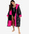 The Dryrobe Advance Long Sleeved in Black Camo & Pink