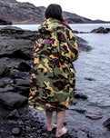 The Dryrobe Advance Long Sleeved in Camo & Pink