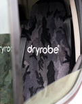 Double Car Seat Cover in Camo & Black