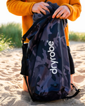 Compression Travel Bag in Black Camo