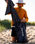 Compression Travel Bag in Black Camo