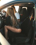 The Dryrobe Double Car Seat Cover in Black