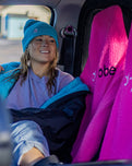 The Dryrobe Double Car Seat Cover in Pink