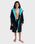 The Dryrobe Kids Advance Long Sleeved in Black & Blue