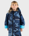 Kids Advance Long Sleeved in Blue Camo & Blue
