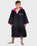 The Dryrobe Kids Advance Short Sleeved in Black & Pink