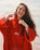 The Dryrobe Organic Towel in Red