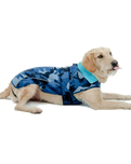 The Dryrobe Dog Dryrobe in Blue Camo & Blue | Available at Anns Cottage