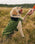 The Dryrobe Dog Dryrobe in Forest Green & Black