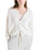 The American Vintage Womens Vitow Cardigan in Blanc