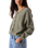 Vitow Cardigan in Kaki Multichine