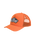Classic Patch Curved Bill Trucker Cap in Flame