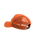 Classic Patch Curved Bill Trucker Cap in Flame