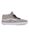 Girls SK8 Mid Reissue Shoes in Leopard Grey