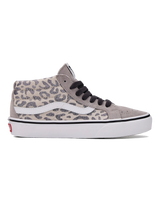 Girls SK8 Mid Reissue Shoes in Leopard Grey