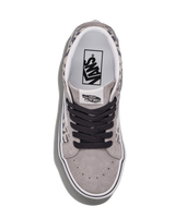 Girls SK8 Mid Reissue Shoes in Leopard Grey