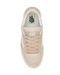 The Vans Girls Girls Hylane Shoes in Geo Check Oatmeal