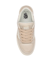 The Vans Girls Girls Hylane Shoes in Geo Check Oatmeal