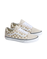 Old Skool Shoes in Checkerboard Oatmeal