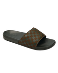 The Vans Mens La Costa Sliders in Obsidian Fern